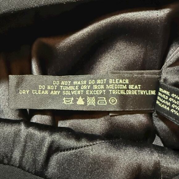 Ralph Lauren Black Label Wool Sheath Dress Square Notch Neck Black - Size 10 - Picture 6 of 11